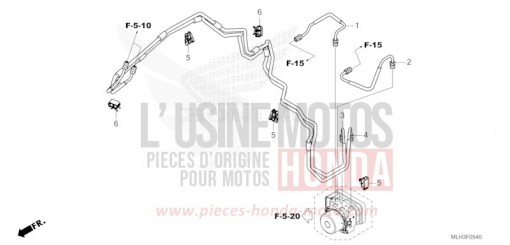 BRAKE PIPE CMX500AR de 2024
